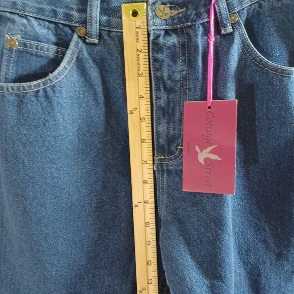 Cottage Street Jeans Womens Size 8 Classic Relaxed Blue Denim Pant Straight Leg - Picture 6 of 9